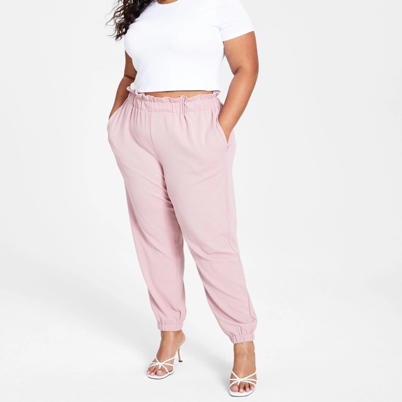 GUC Pink Paperbag Pants Bar lll size Med - Picture 1 of 8